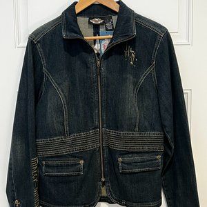 Harley-Davidson Jacket. Long sleeve, zip front.